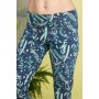 Фото  женская пижама бриджи хлопок key lns 915 мятно-темно-синий
