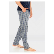 Пижамные мужские брюки хлопок Key MHT-444 светло-серый