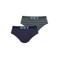 Мужские трусы спорт хлопок Key 2MPP-030 разноцветный