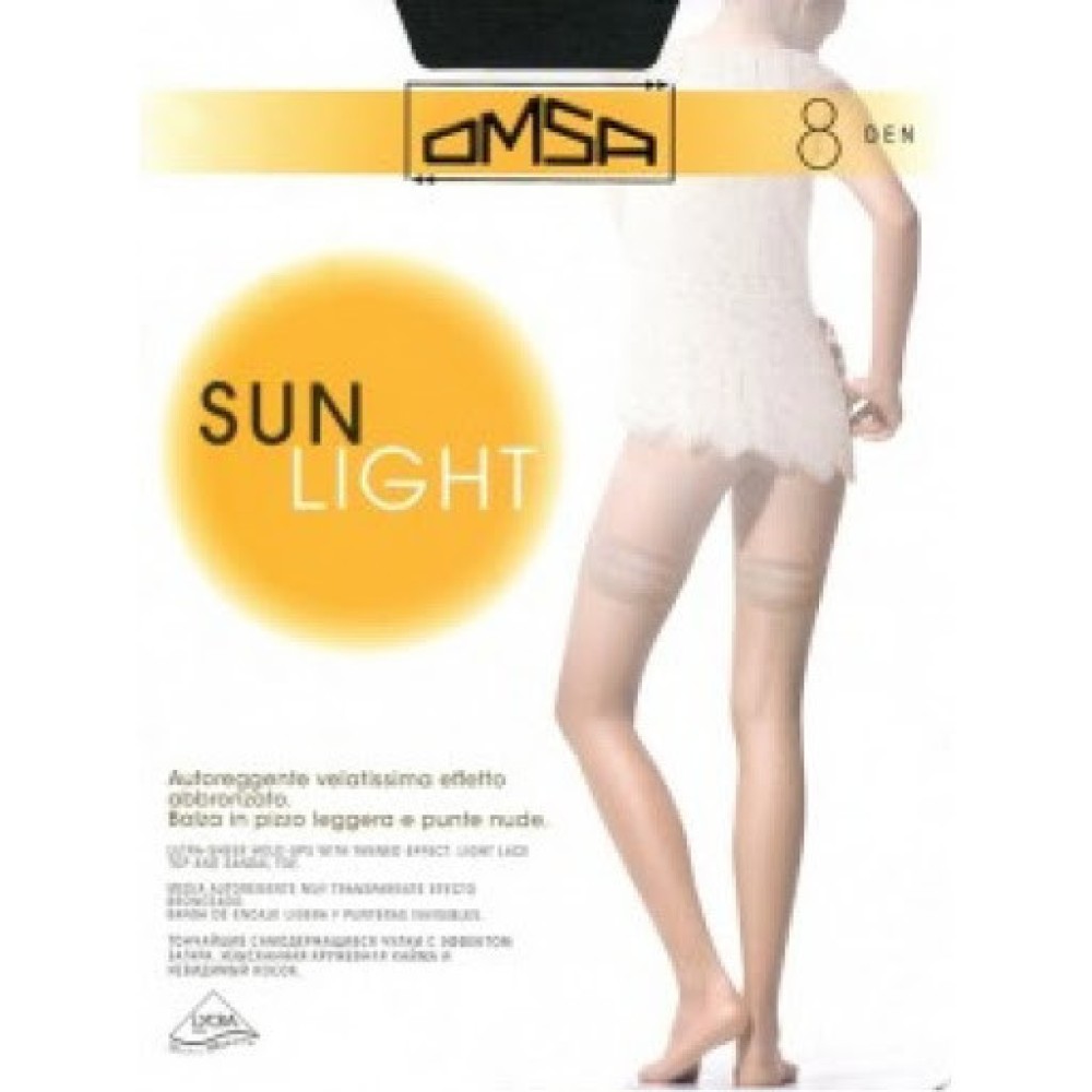 Чулки Omsa Sun Light 8 nero