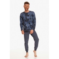 Мужская пижама брюки хлопок Taro Greg 2643 темно-синий