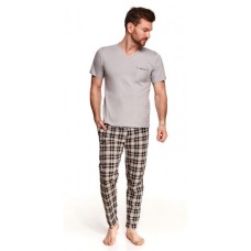 Мужская пижама брюки хлопок Taro Tymon 2520 серый