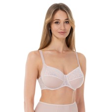 Бюстгальтер (43L21) - срібляста півонія