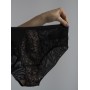 Зображення  труси жіночі (panties navi) - чорний, бежевий Зображення  труси жіночі (panties navi) - чорний, бежевий