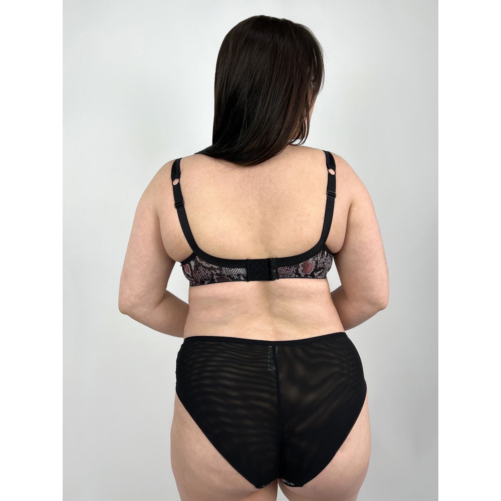 Зображення  труси жіночі (panties zuma) - чорний візерунок Зображення  труси жіночі (panties zuma) - чорний візерунок