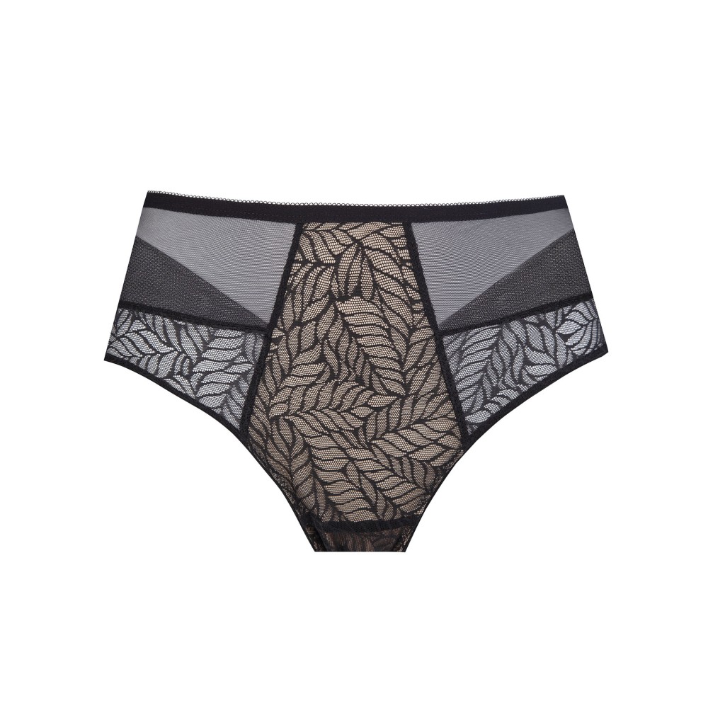 Зображення  труси жіночі (panties navi) - чорний, бежевий Зображення  труси жіночі (panties navi) - чорний, бежевий