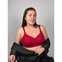 Бюстгальтер (72F25) - темно-червона троянда