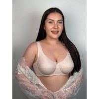 Бюстгальтер (02145) - срібляста півонія