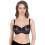 Зображення  бюстгальтер (72f40) - півонія + чорний