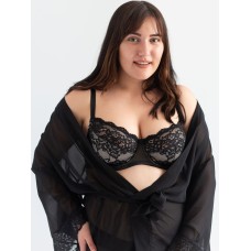 Бюстгальтер (72F40) - півонія + чорний Бюстгальтер (72F40) - півонія + чорний