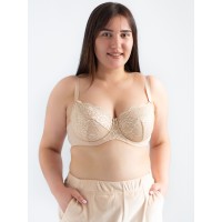 Бюстгальтер (72F20) - срібляста півонія