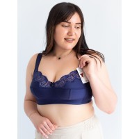 Бюстгальтер без косточек Glora 127739 темно-синий