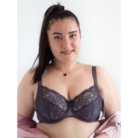 Бюстгальтер (H38-17-L) - бузковий туман
