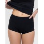 Зображення  жіночі трусики-шорти в рубчик (tr5-q) - чорний