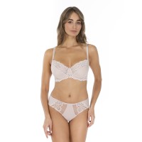 Бюстгальтер (58K40) - срібляста півонія