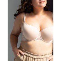 Бюстгальтер (72F32) - срібляста півонія