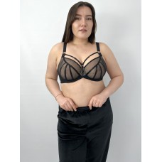 Бюстгальтер (129-000) - чорний, бежевий Бюстгальтер (129-000) - чорний, бежевий