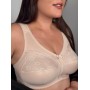 Фото  мягкий бюстгальтер без косточек nana 111578 серебристый пион