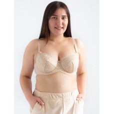 Бюстгальтер (72F21) - срібляста півонія