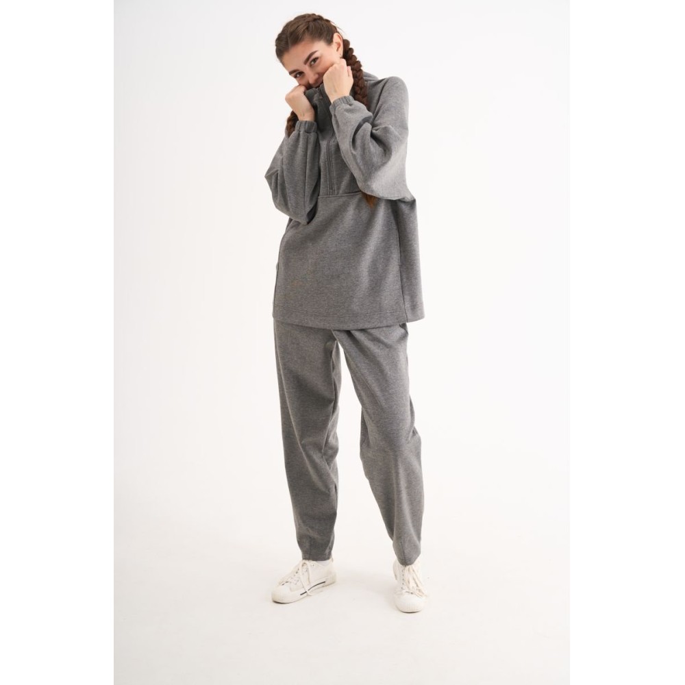 Фото  комплект жіночий, мод. 19-024, кофта та штани, sandy Фото  комплект жіночий, мод. 19-024, кофта та штани, sandy