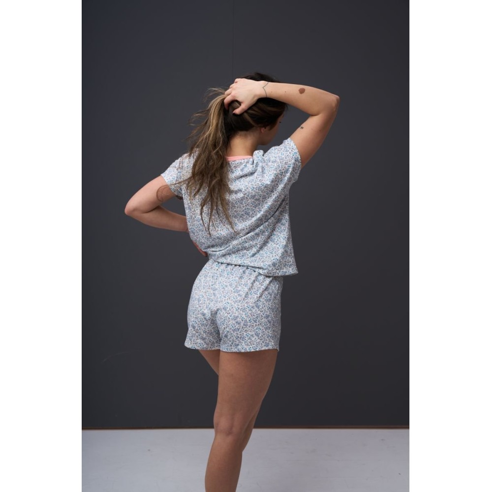 Зображення  комплект жіночий, мод. 17-021 футболка та шорти, tracy Зображення  комплект жіночий, мод. 17-021 футболка та шорти, tracy