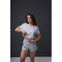 Зображення  комплект жіночий, мод. 17-021 футболка та шорти, tracy Зображення  комплект жіночий, мод. 17-021 футболка та шорти, tracy