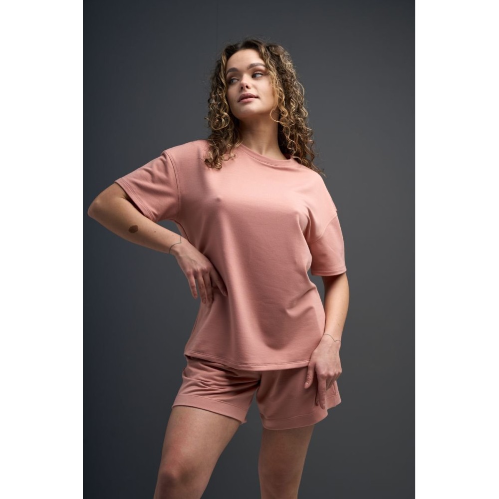 Зображення  комплект жіночий, мод. 17-019 футболка та шорти Зображення  комплект жіночий, мод. 17-019 футболка та шорти