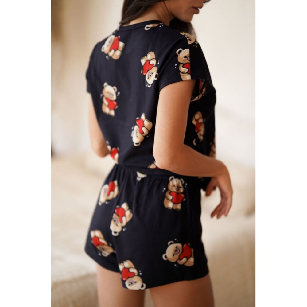 Зображення  комплект жіночий, мод. 17-016 футболка та шорти, batty Зображення  комплект жіночий, мод. 17-016 футболка та шорти, batty