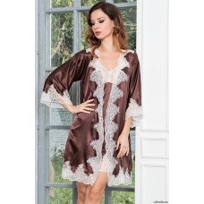 Жіночий шовковий халат Мерелін 3103