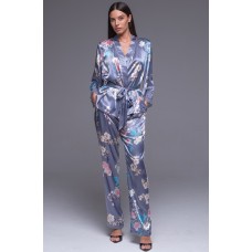 Жіноча шовкова піжама-трійка Генрієтта 3751