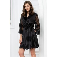 Жіночий шовковий халат Аурелія 3893-1