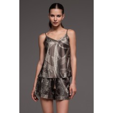 Жіночий шовковий комплект із шортами Аїша 4312