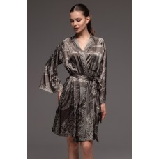 Жіночий шовковий халат Аїша 4313