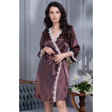 Жіночий атласний халат Джулія 8733-3