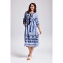 Фото  довга літня сукня iconique ic24-044
