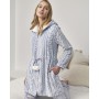 Фото  теплий жіночий халат на блискавці massana l736247