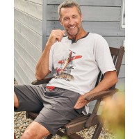 Піжама чоловіча з шортами Massana P231306