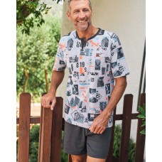 Піжама чоловіча з шортами Massana P231337