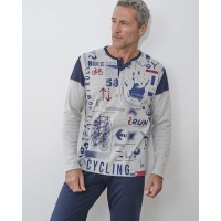 Піжама чоловіча зі штанами Massana P731301