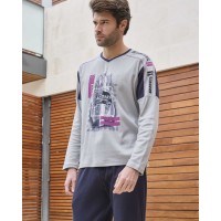 Чоловіча піжама зі штанами Massana P731329