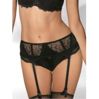 Женские трусы бикини микросеточка AVA 605 черный