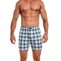 Мужские трусы боксерки хлопок Cornette Comfort 002/161 синий