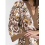 Фото  жіночий халат кімоно довгий boho chic кориця