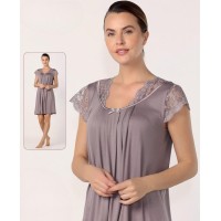 Жіноча нічна сорочка Elegance, big size