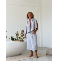 Банний набір для чоловіків(кілт +рушник), світло-