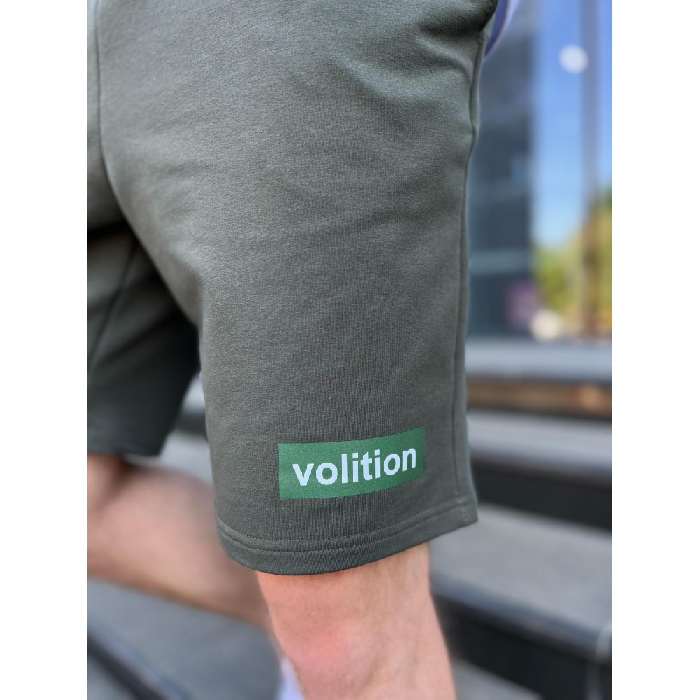 Зображення  чоловічі шорти volition, колір темний хакі/принт