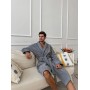 Зображення  чоловічий халат cosy махровий fortune шаль сірий