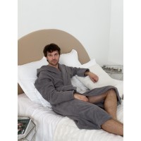 Чоловічий халат з капюшоном COSY махровий Fortune