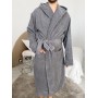 Фото  чоловічий халат з капюшоном cosy махровий fortune