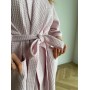 Фото  вафельний халат cosy жіночий шаль світло